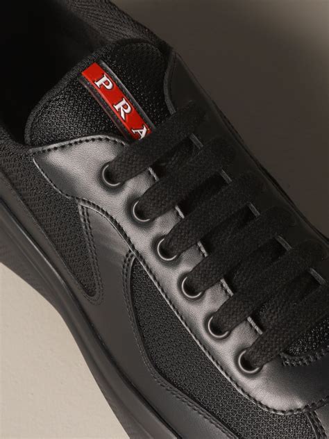 See pictures for exact shoe legnth Pre-owned. . Mens prada sneakers on sale
